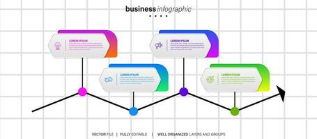 infographie vecteur brochure éléments pour affaires illustration dans moderne style.