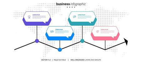 ensemble de infographie éléments Les données visualisation vecteur conception modèle. pouvez être utilisé pour pas, choix, affaires processus, flux de travail, diagramme, organigramme concept, calendrier, commercialisation Icônes, Info graphique.