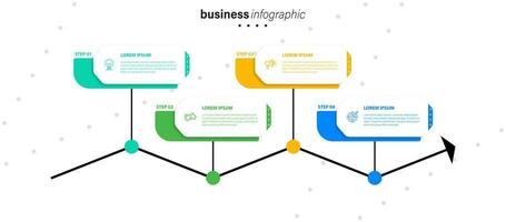 infographie conception avec discours bulle vecteur