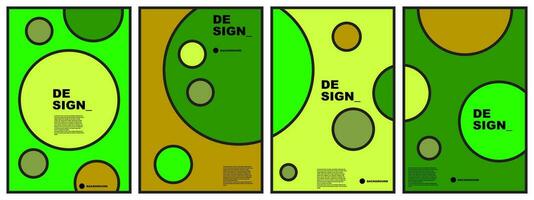 abstrait plat Contexte ensemble pour bannière, affiche, modèle, conception, prospectus, brochure, etc vecteur