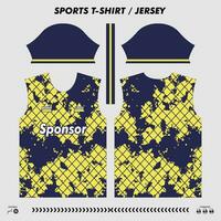 vecteur T-shirt sport conception, sublimation Jersey