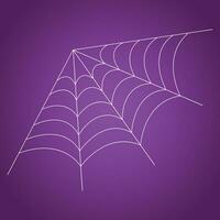 araignée sur foncé arrière-plan, traditionnel Halloween conception élément. vecteur