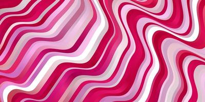 fond de vecteur rose clair avec des lignes pliées. illustration dans un style abstrait avec dégradé incurvé. modèle pour votre conception d'interface utilisateur.