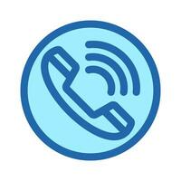 Téléphone la communication symbole icône vecteur conception illustration