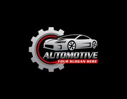 automobile sport voiture courses logo tamplate vecteur