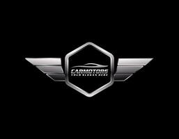 otomotive logo, une très simple, moderne et luxueux conception vecteur