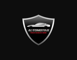 automobile sport voiture courses logo tamplate vecteur