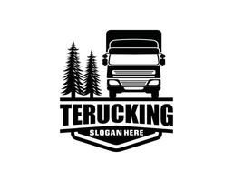 transport camionnage logistique logo vecteur