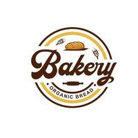 Facile boulangerie logo étiquette conception illustration , meilleur pour pain et Gâteaux boutique, nourriture breuvages boutique logo emblème modèle vecteur