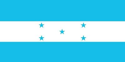 Honduras nationale drapeau.honduras drapeau dans le correct rapport vecteur