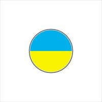 drapeau de Ukraine icône vecteur illustration symbole