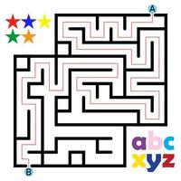 Labyrinthe Jeu illustration, labyrinthe vecteur conception pour enfants.