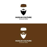 musulman culture logo conception vecteur modèle