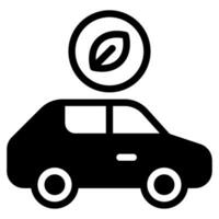 icône de véhicule électrique vecteur