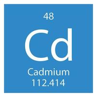 cadmium icône vektor vecteur