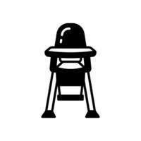bébé chaise icône dans vecteur. illustration vecteur