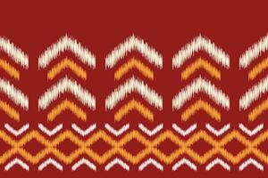 ethnique ikat en tissu modèle géométrique style.africain ikat broderie ethnique Oriental modèle rouge Contexte. abstrait, vecteur, illustration.texture, vêtements, cadre, décoration, tapis, motif. vecteur