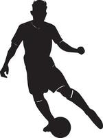 football joueur vecteur silhouette illustration