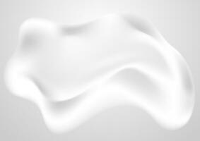 abstrait gris blanc liquide forme futuriste Contexte vecteur