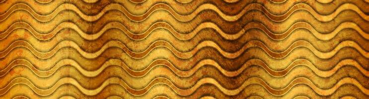 d'or et bronze luxe abstrait vagues grunge Contexte vecteur