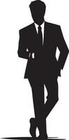 affaires homme vecteur silhouette illustration