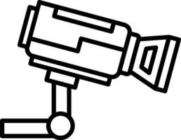 conception d'icône de vecteur de caméra de sécurité