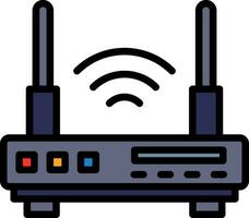 conception d'icône de vecteur de routeur