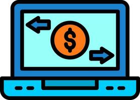 conception d'icône de vecteur de transaction