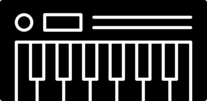 conception d'icône de vecteur de piano