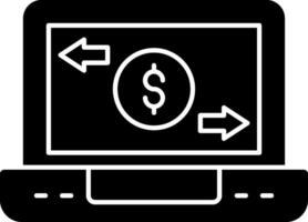 conception d'icône de vecteur de transaction