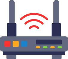 conception d'icône de vecteur de routeur