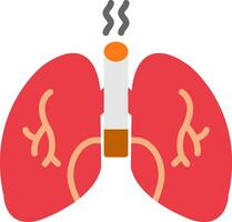 conception d'icône de vecteur de poumons