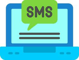 conception d'icône de vecteur sms