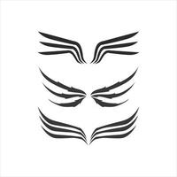 aigle faucon logo modèle vecteur ailes animaux oiseaux