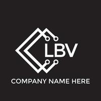 livres lettre logo design.lbv Créatif initiale livres lettre logo conception. livres Créatif initiales lettre logo concept. vecteur