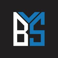 bs lettre logo design.bs Créatif initiale bs lettre logo conception. bs Créatif initiales lettre logo concept. vecteur