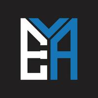 ea lettre logo design.ea Créatif initiale ea lettre logo conception. ea Créatif initiales lettre logo concept. vecteur