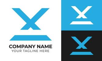Créatif abstrait moderne minimal X lettre affaires logo conception modèle gratuit vecteur