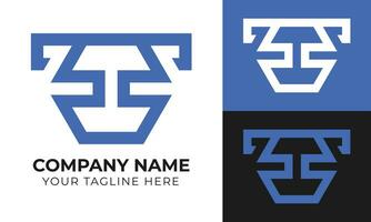 professionnel moderne minimal affaires logo conception modèle pour votre entreprise gratuit vecteur