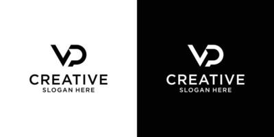 lettre v p logo conception concept vecteur