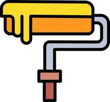 conception d'icône de vecteur de rouleau de peinture