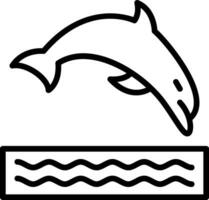dauphin vecteur icône conception