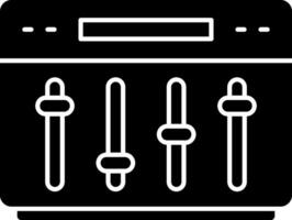 conception d'icône de vecteur d'égaliseur
