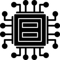 conception d'icône de vecteur de processeur