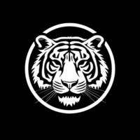 tigre - minimaliste et plat logo - vecteur illustration