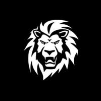 Lion - minimaliste et plat logo - vecteur illustration