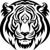 tigre - minimaliste et plat logo - vecteur illustration