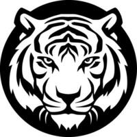 tigre - minimaliste et plat logo - vecteur illustration