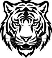 tigre - minimaliste et plat logo - vecteur illustration