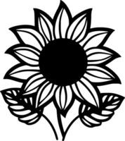 fleur - minimaliste et plat logo - vecteur illustration